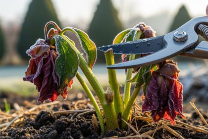 cut back clean mulch