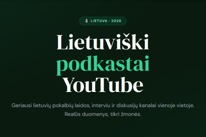 Lietuviški podkastai TOP10